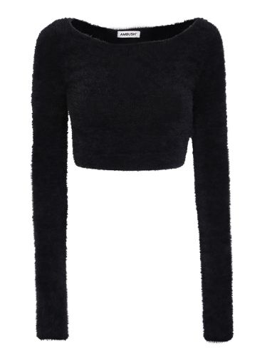AMBUSH Cropped Sweater Black - AMBUSH - Modalova