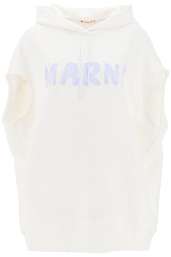 Marni Sleeveless Cotton Hoodie - Marni - Modalova