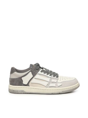 Distressed Skel Top Sneakers In Leather - AMIRI - Modalova