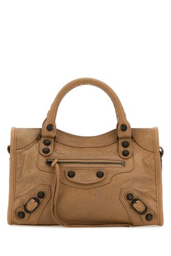 Camel Leather Mini Le City Handbag - Balenciaga - Modalova