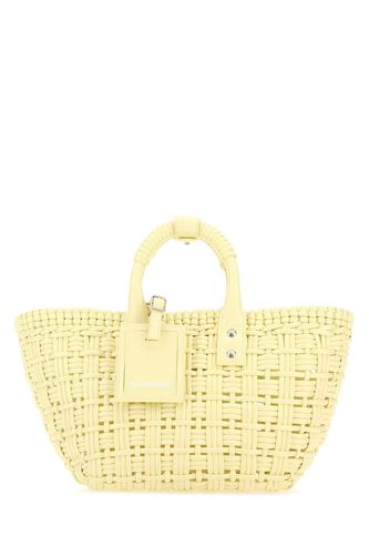 Pastel Yellow Synthetic Leather Bistro Xs Handbag - Balenciaga - Modalova