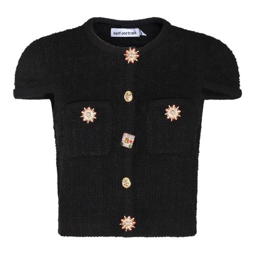 Embellished Knitted Top - self-portrait - Modalova