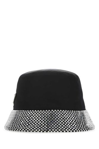 Prada Black Re-nylon Hat - Prada - Modalova