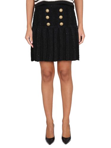 Balmain Skirt With Buttons - Balmain - Modalova