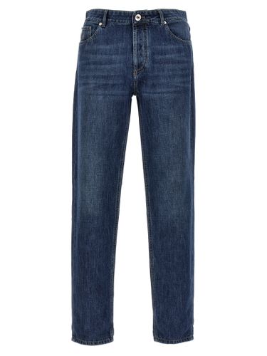 Logo Embroidery Jeans - Brunello Cucinelli - Modalova