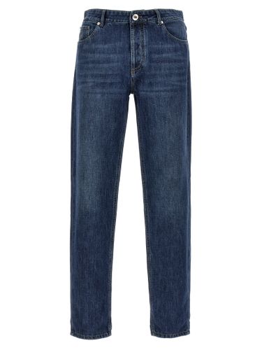 Logo Embroidery Jeans - Brunello Cucinelli - Modalova