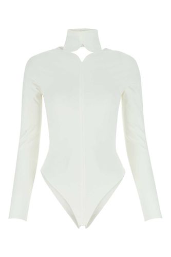 White Stretch Viscose Blend Bodysuit - Courrèges - Modalova