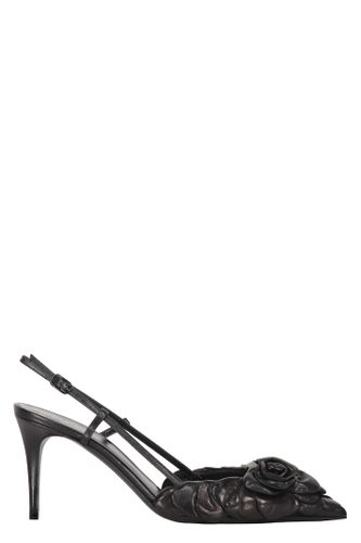 Leather Slingback Pumps - Valentino Garavani - Modalova