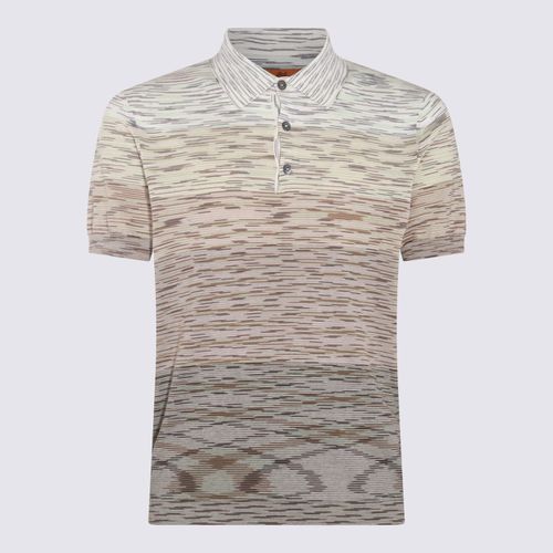 Beige Multicolour Cotton Polo Shirt - Missoni - Modalova