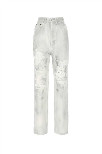 Balenciaga Light Grey Denim Jeans - Balenciaga - Modalova