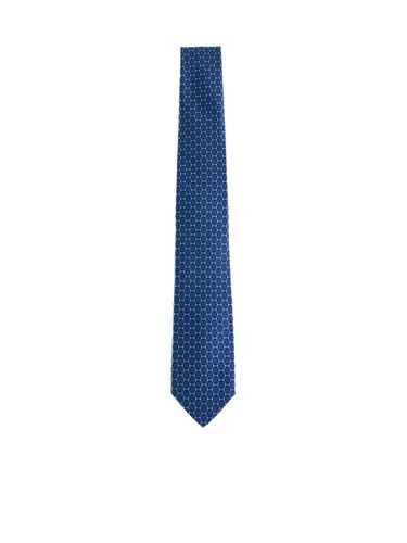 Ferragamo Gancini Printed Tie - Ferragamo - Modalova