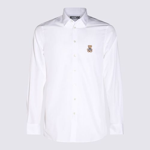 Moschino White Cotton Shirt - Moschino - Modalova