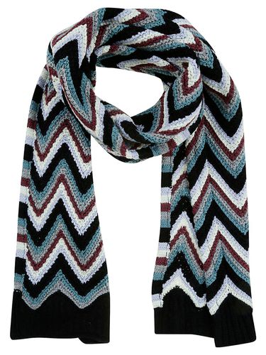 Zig-zag Pattern Knitted Scarf - Missoni - Modalova