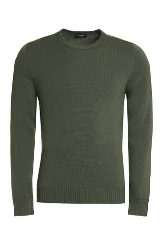 Merino Wool Crew-neck Sweater - Drumohr - Modalova
