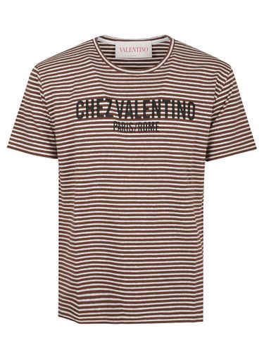 T-shirt Chez Valentino Jersey Cotton/linen - Valentino Garavani - Modalova