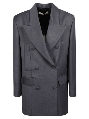 Double-breasted Mid-length Coat - Nineminutes - Modalova