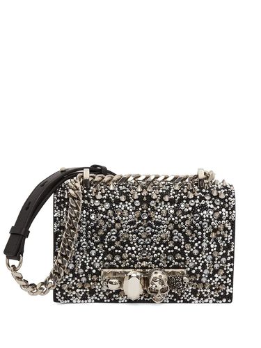 Mini Jewelled Satchel In - Alexander McQueen - Modalova