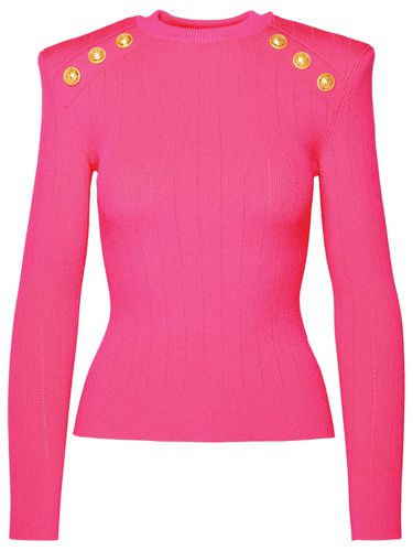 Viscose Blend Sweater - Balmain - Modalova