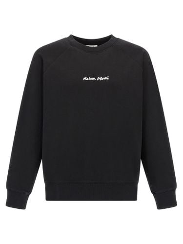 Logo Embroidery Sweatshirt - Maison Kitsuné - Modalova