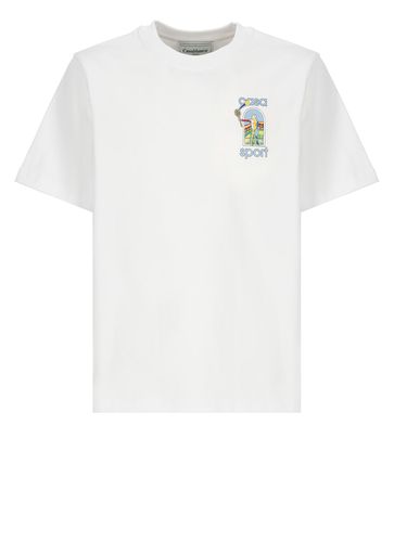 Le Jeu Colore Cotton T-shirt - Casablanca - Modalova
