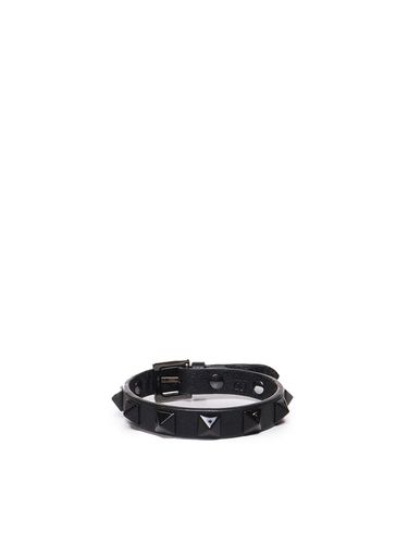 Rockstud Leather Bracelet - Valentino Garavani - Modalova