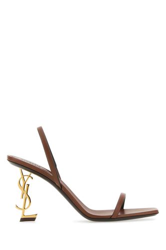 Leather Opyum 85 Sandals - Saint Laurent - Modalova