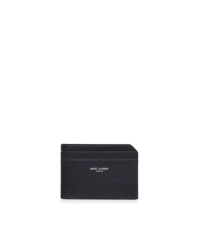 Saint Laurent Calfskin Card Holder - Saint Laurent - Modalova