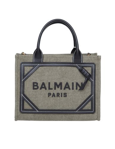 Small B-army Shopper In Canvas With Logo - Balmain - Modalova