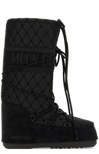 Icon Quilted Lace-up Snow Boots - Moon Boot - Modalova