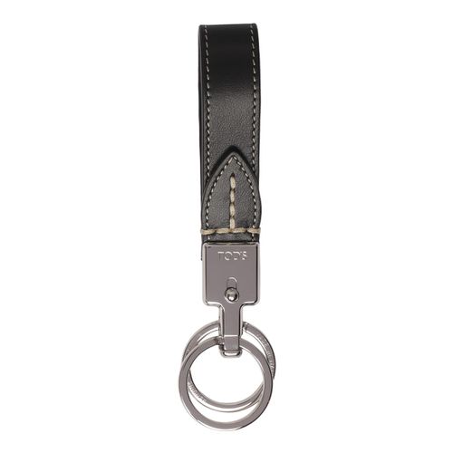 Tod's Logo Leather Keyring - Tod's - Modalova