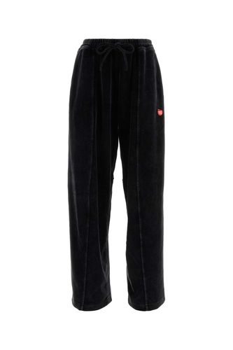 Black Velvet Joggers - T by Alexander Wang - Modalova