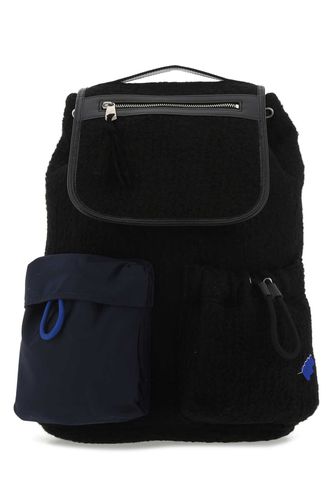 Ader Error Black Boucle Backpack - Ader Error - Modalova