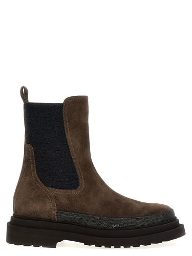 Monile Ankle Boots - Brunello Cucinelli - Modalova