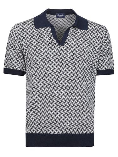 Razor Blade Short Sleeve Polo Shirt - Drumohr - Modalova