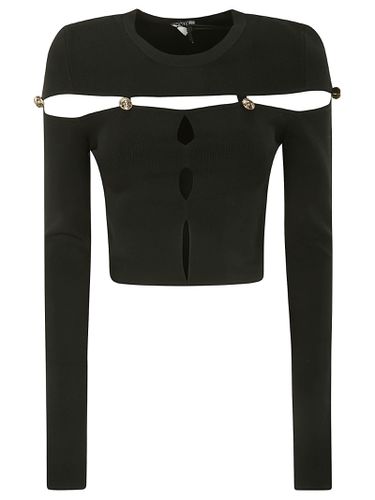 Top With Cut-out Details - Versace Jeans Couture - Modalova