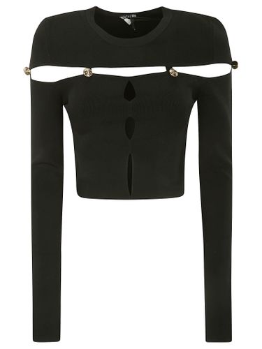 Top With Cut-out Details - Versace Jeans Couture - Modalova