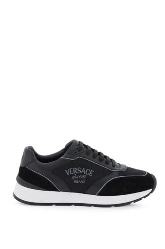 Milano Round-toe Lace-up Sneakers - Versace - Modalova