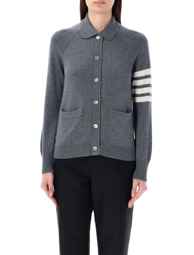 Bar Raglan Polo Cardigan - Thom Browne - Modalova