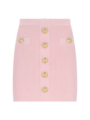 Balmain Knitted Mini Skirt - Balmain - Modalova