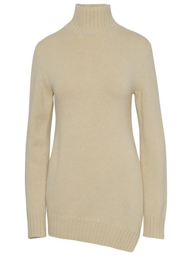 Ivory Yack Blend Turtleneck Sweater - Jil Sander - Modalova