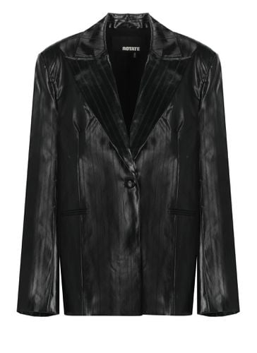 Coated Oversized Blazer - Rotate by Birger Christensen - Modalova