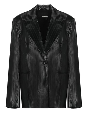 Coated Oversized Blazer - Rotate by Birger Christensen - Modalova