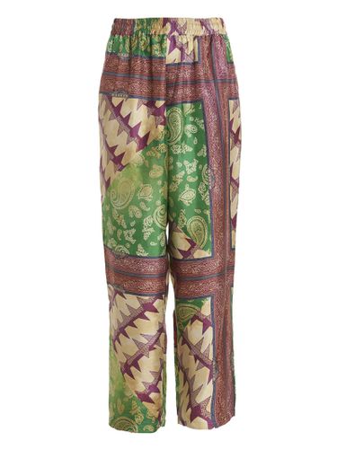 Aries scarf Print Sil Slacker Pants - Aries - Modalova