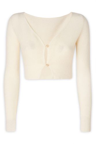 V-neck Buttoned Cropped Cardigan - Jacquemus - Modalova