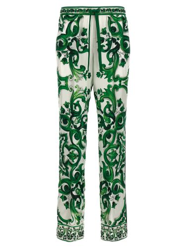 Dolce & Gabbana maiolica Pants - Dolce & Gabbana - Modalova