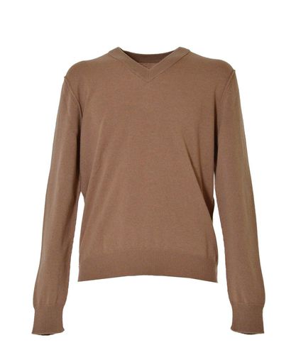 Maison Margiela V-neck Jumper - Maison Margiela - Modalova