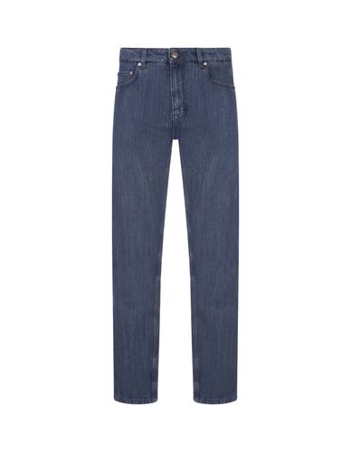 Etro Blue Regular Fit Stretch Jeans - Etro - Modalova