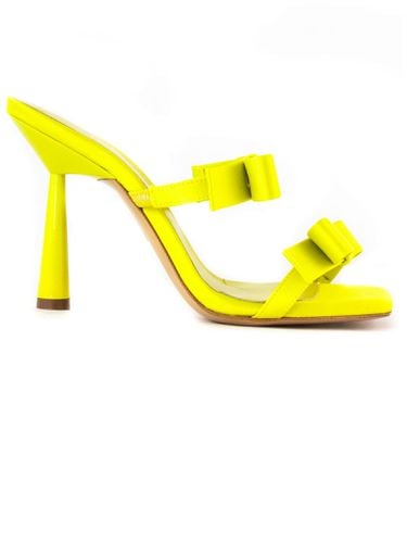 GIA BORGHINI Yellow Leather Sandal - GIA BORGHINI - Modalova