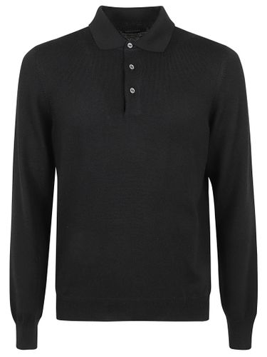 Buttoned Collared Sweater - Tagliatore 0205 - Modalova