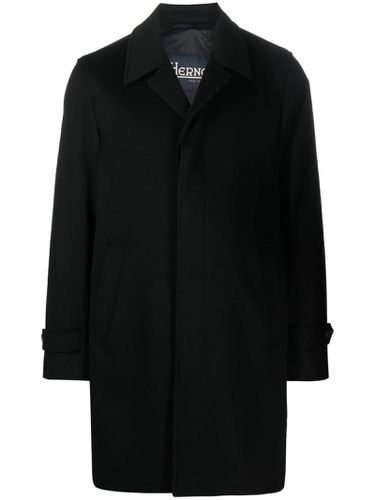 Herno Coat In Brushed Cashmere Wool - Herno - Modalova